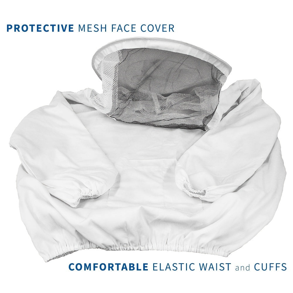 Professional Large Beekeeping Suit Half Body Bee Proof Suit
