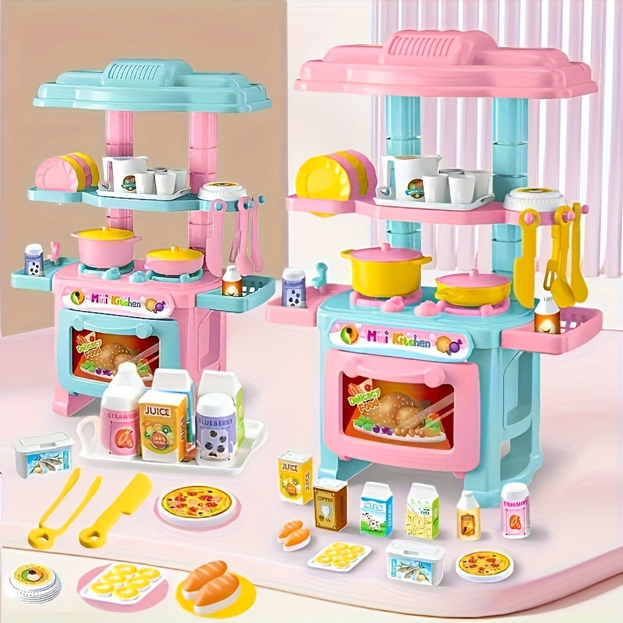 Mini Kitchen Toy Set for Role Play Pretend Play Toys