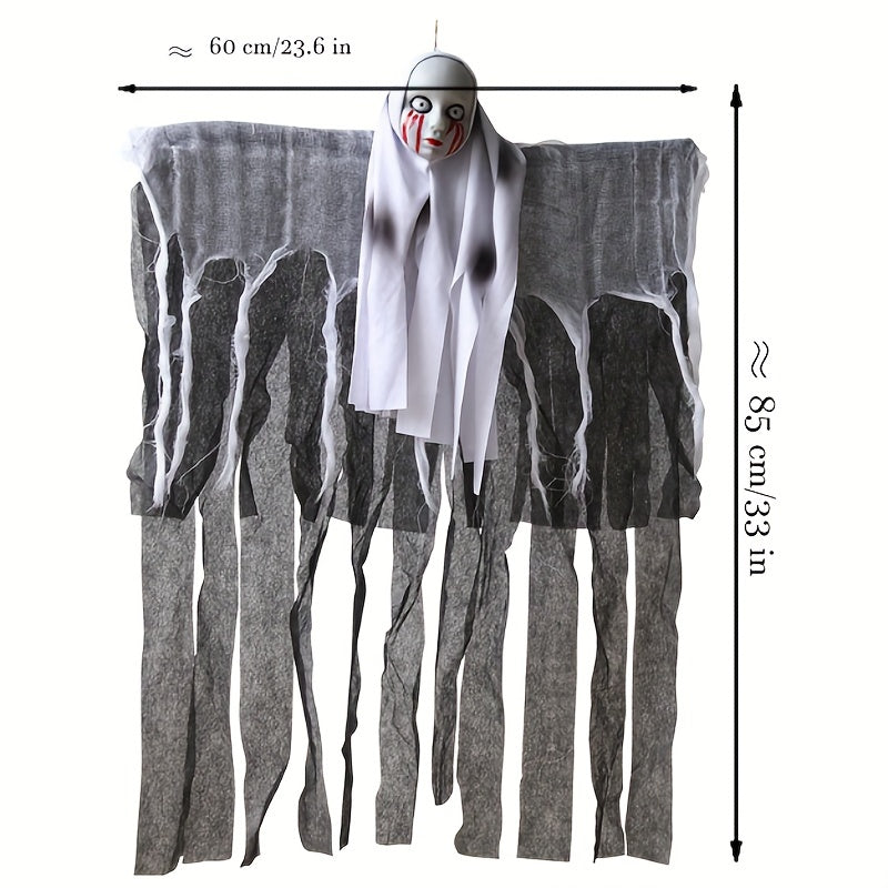 Halloween Hanging Ghost Skull Gauze Horror Props