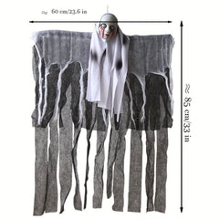 Halloween Hanging Ghost Skull Gauze Horror Props