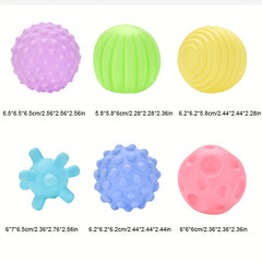 Soft Texture Sensory Ball Set for Youngsters - Safe PVC Material