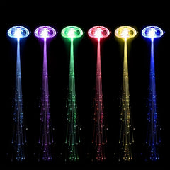 LED Light Up Braids Hair Clip for Halloween Party