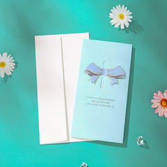 1pc Baby Thank You Card Holiday Gift Card Blessing Card Birthday Greeting Card