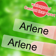 Custom Name Sticker Waterproof Office School Stationery