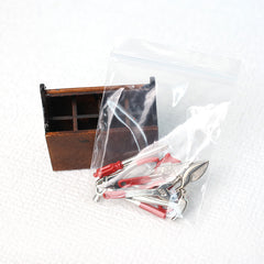 1:12 Scale Toy Toolbox Metal Alloy Tool Set for Dollhouse Decorations