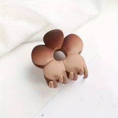 4pcs Gradient Flower Hair Claw Accessories Set