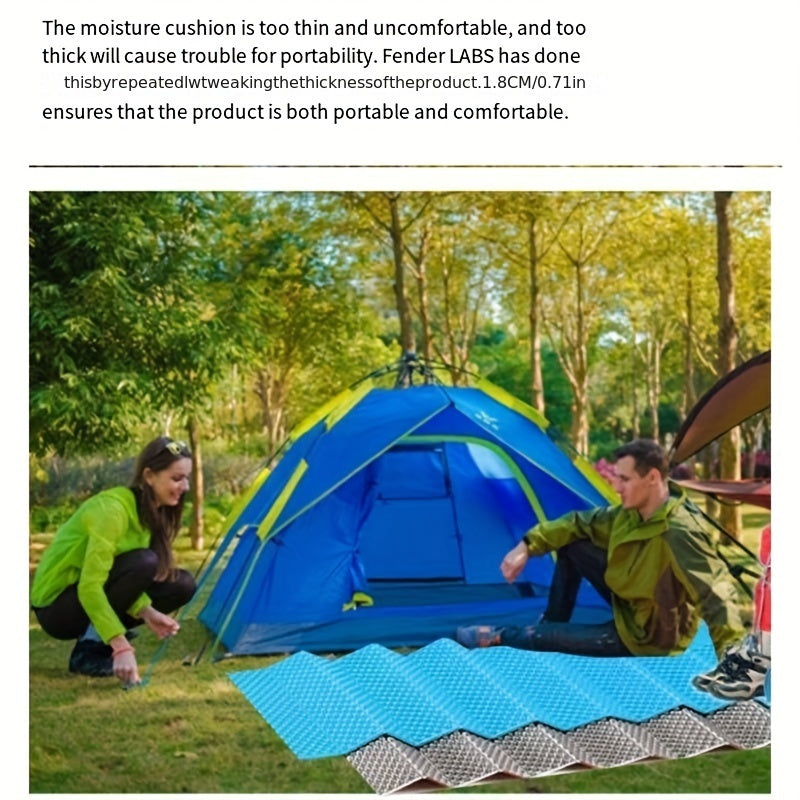 1pc Outdoor Camping Single Folding Moisture proof Mat Thickened 