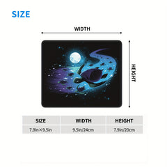 Turtle Group Pattern Mouse Pad 20x24cm eSport Home Office Rubber Border Slide