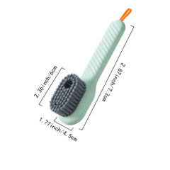 2pcs Green Wool Shoe Brush with Detergent - Household Cleaning Clothes