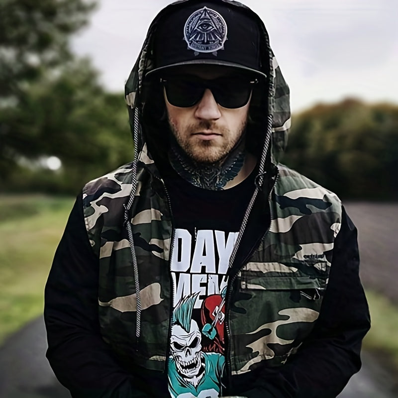 Men's Flat Brim Baseball Cap With Letter Embroidery