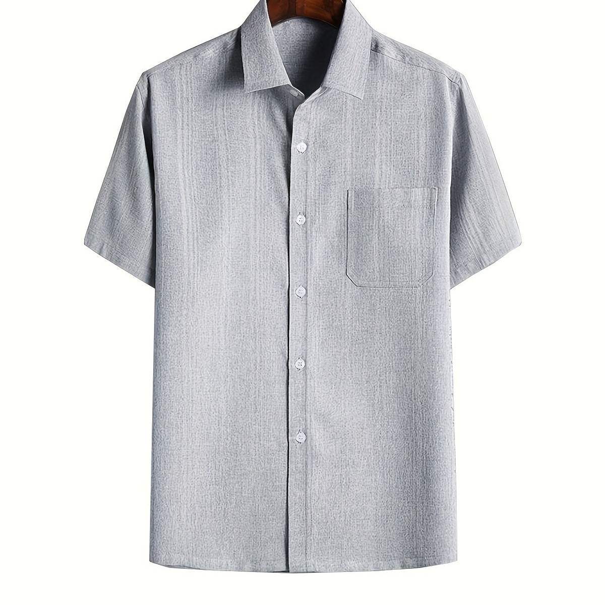Men's Casual Lapel Button Up Shirt