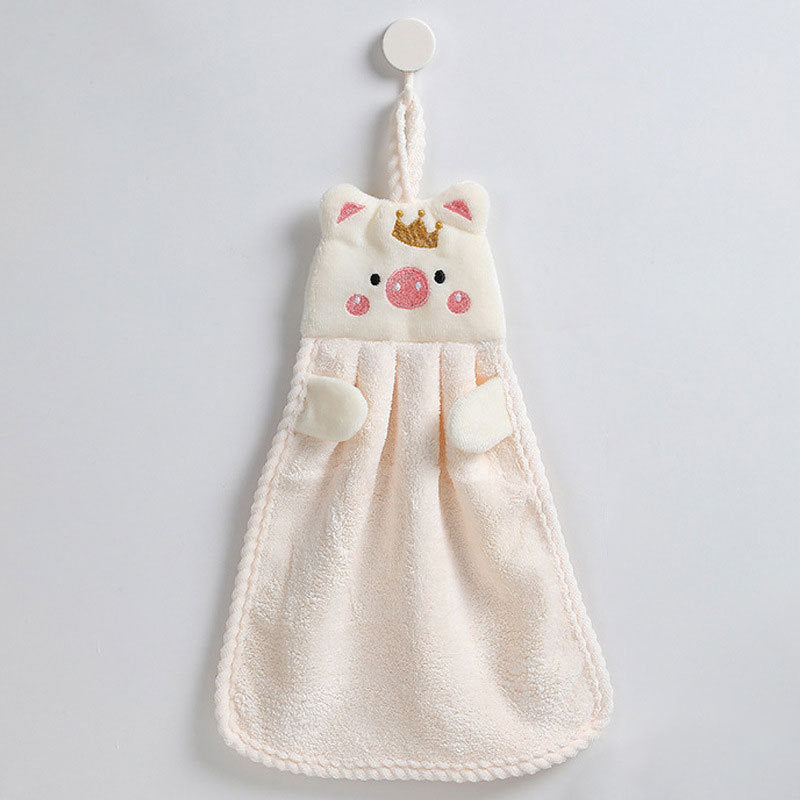 Microfiber Little Pig Hand Towel Absorbent Kitchen Towel