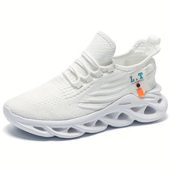 Men's Slip on Mesh Sneakers with Shoelaces