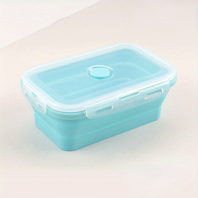 Portable Foldable Silicone Lunch Box Heat Resistant 4 Sizes Bowl Travel Food Sto