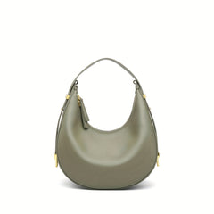 Solid Hobo Bag Women's Leather Handbag Crossbody Purse