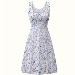  Boho Dress Women's Plus Floral Print Maxi Tank Dress