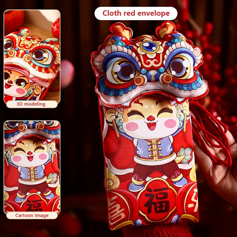 1pc HAPPY YEAR Red Envelope Chinese Spring Creative Lucky Money Envelope