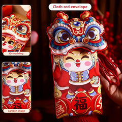 1pc HAPPY YEAR Red Envelope Chinese Spring Creative Lucky Money Envelope