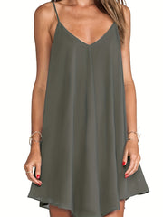  Criss Cross Layered Cami Dress