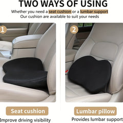 Memory Foam Car Seat Cushion - Comfort for Long Drive