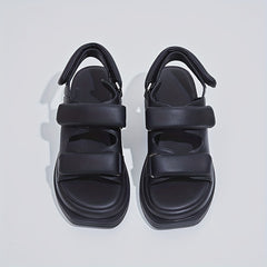 Women's Casual Solid Sports Sandals with Thick Bottom