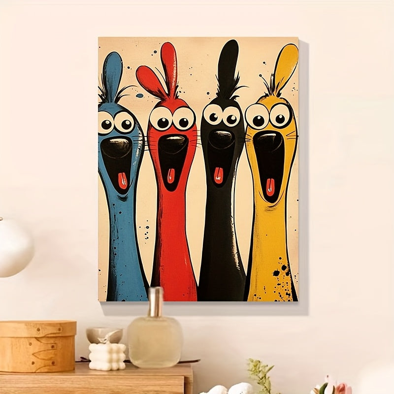 1pc DIY Painting & Number Kit Surprise Four for Beginners Ideal Collection