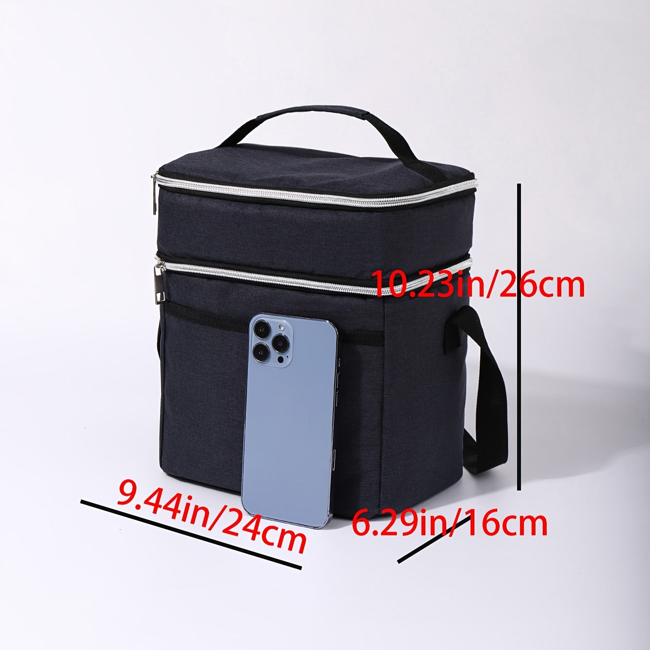Portable Insulated Lunch Bag for Outdoor Picnic Travel