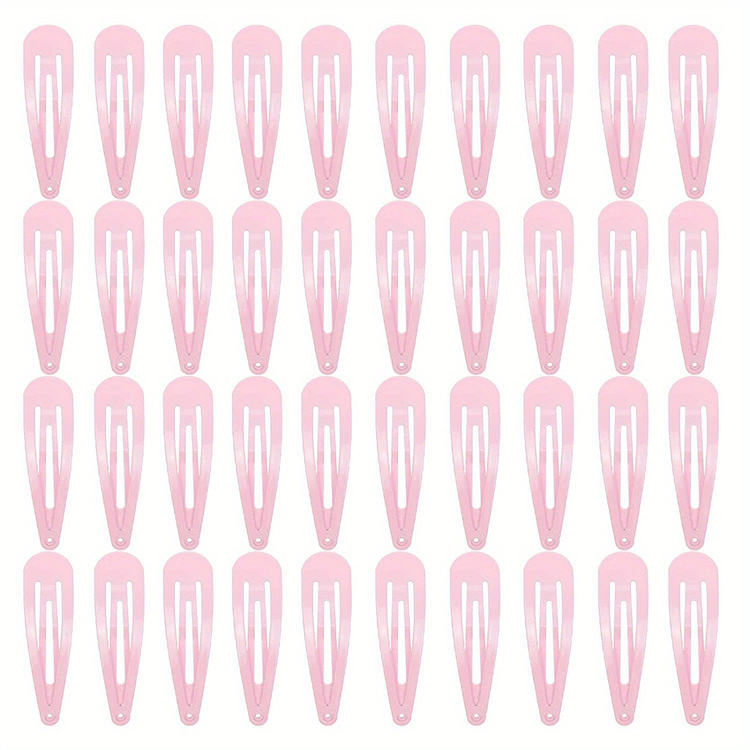 40pcs Baby Girl's Snap Clip Metal Hair Clip Hair Accessories