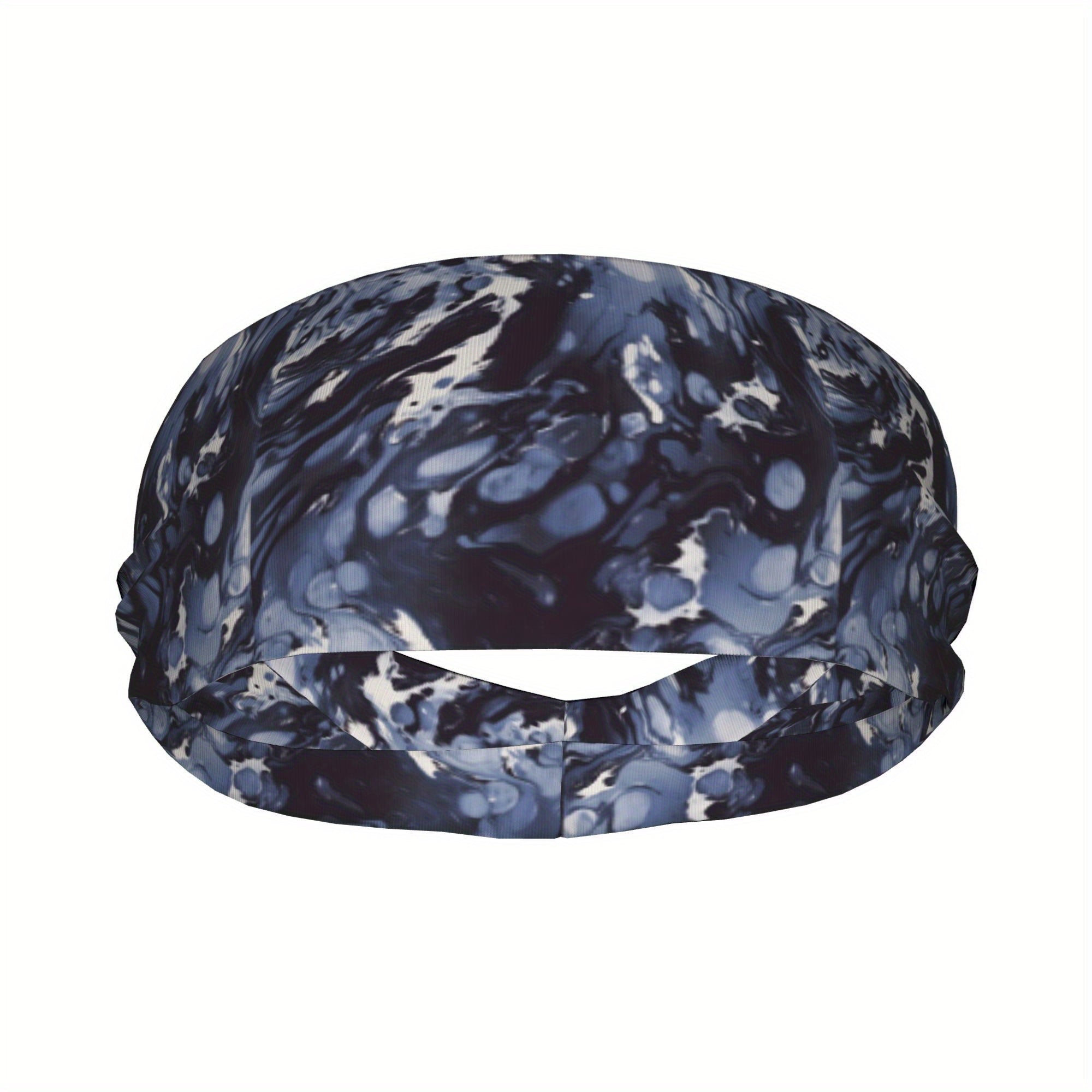 Splash Ink Sports Headband - Moisture Wicking Stretchy Polyester