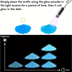 12 Color Glow In The Dark Powder Epoxy Resin Dye Pigment