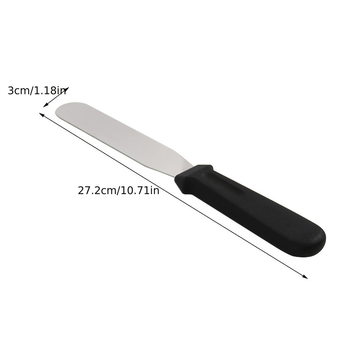 Stainless Steel Cake Spatula for Effortless Icing and Decorating