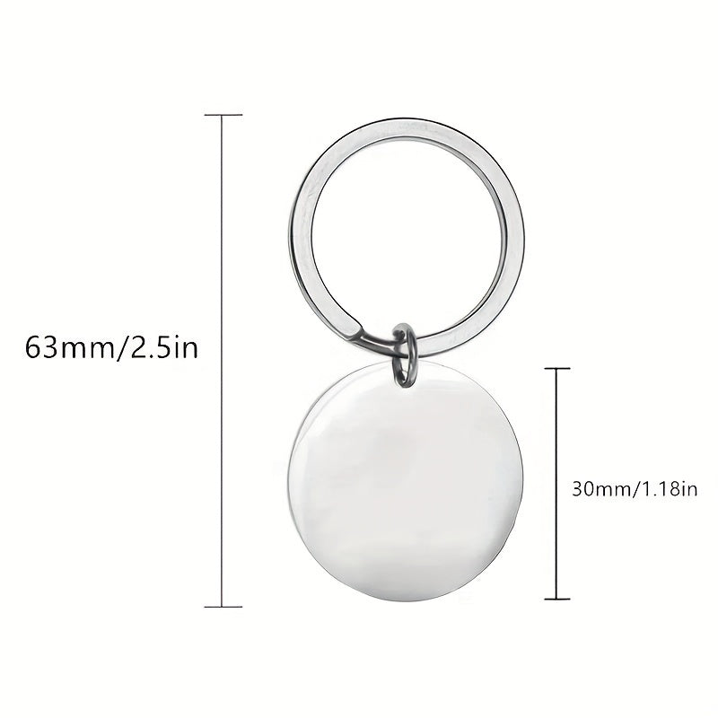 Stainless Steel Keychain for Bags Purses Backpacks - Perfect Gift