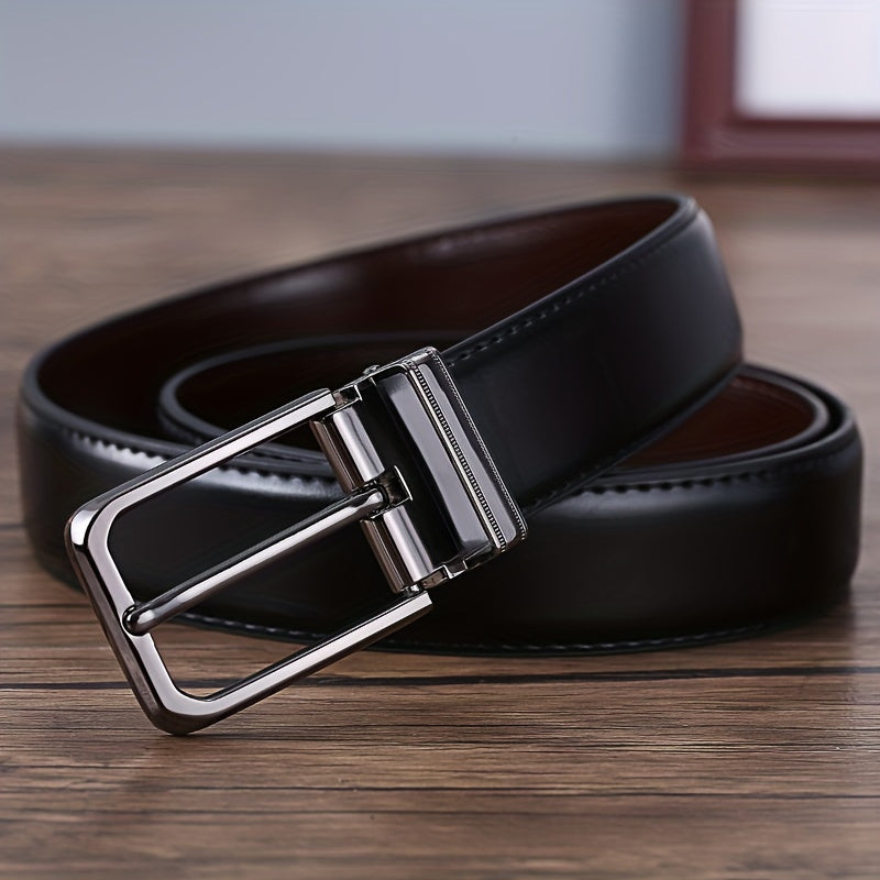 Men's Leather Business Belt Belts for Jeans Pants
