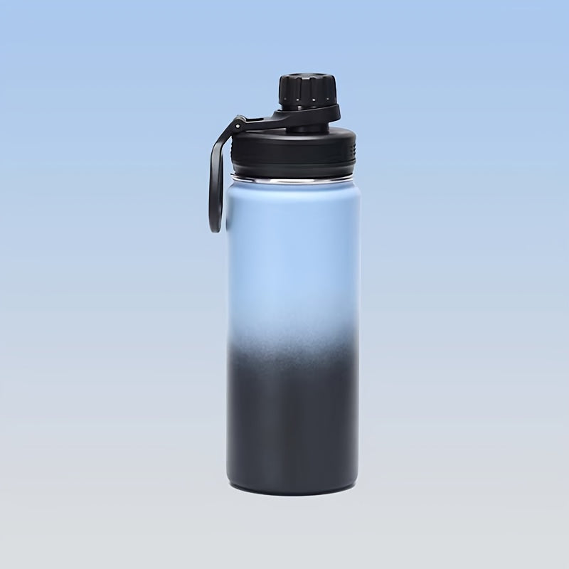 600ml Stainless Steel Vacuum Water Cup Gradient Double Layer Bottle