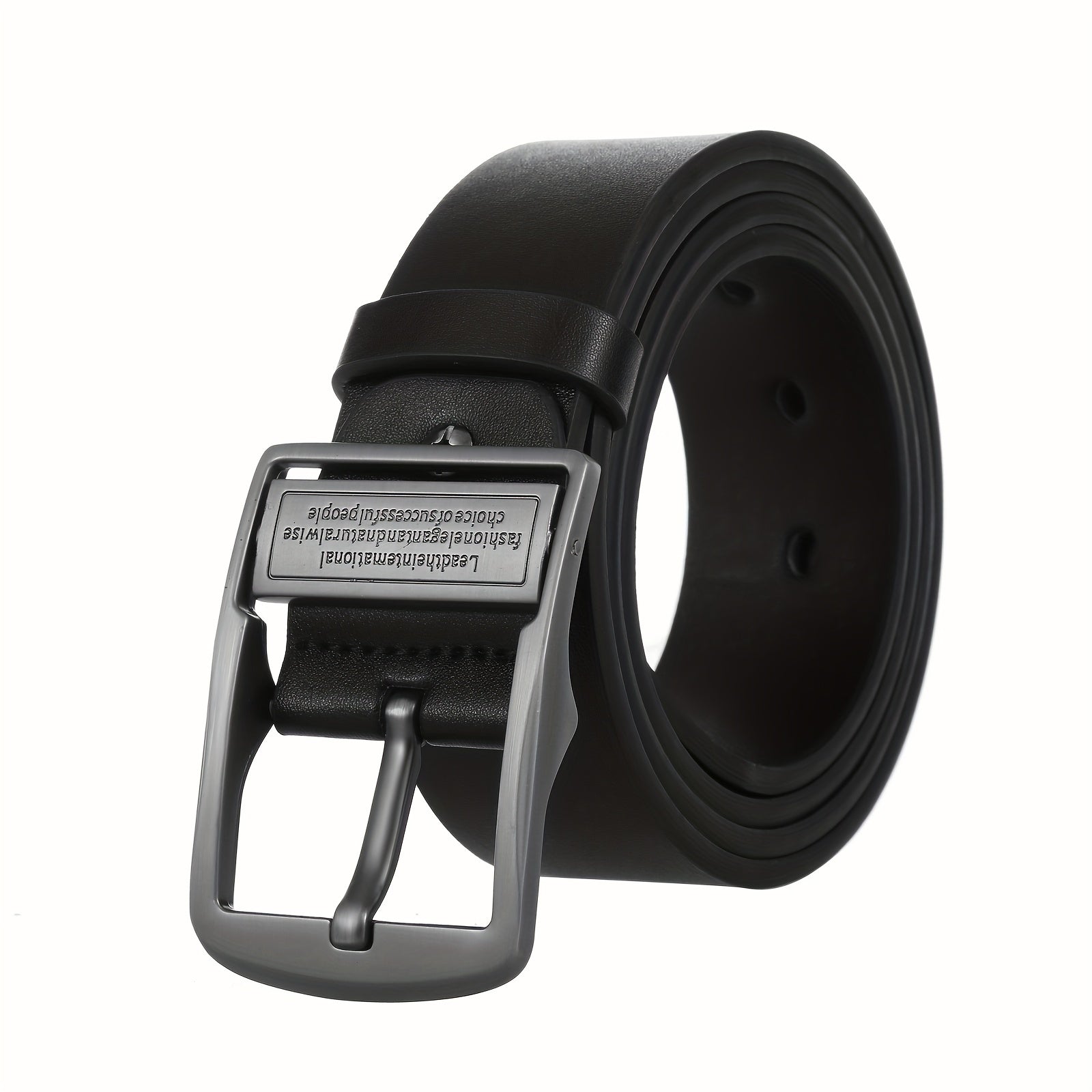 Men's PU Leather Flat Belt