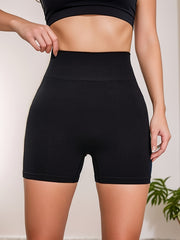 Women's High Waisted Yoga Fitness Shorts Quick Drying Tight Fitting