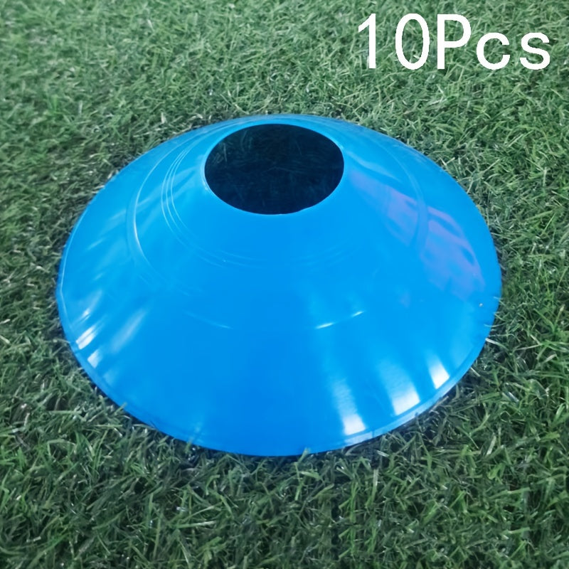 10pcs Football Training Marker Soccer Ball Training Disc Marker Cone
