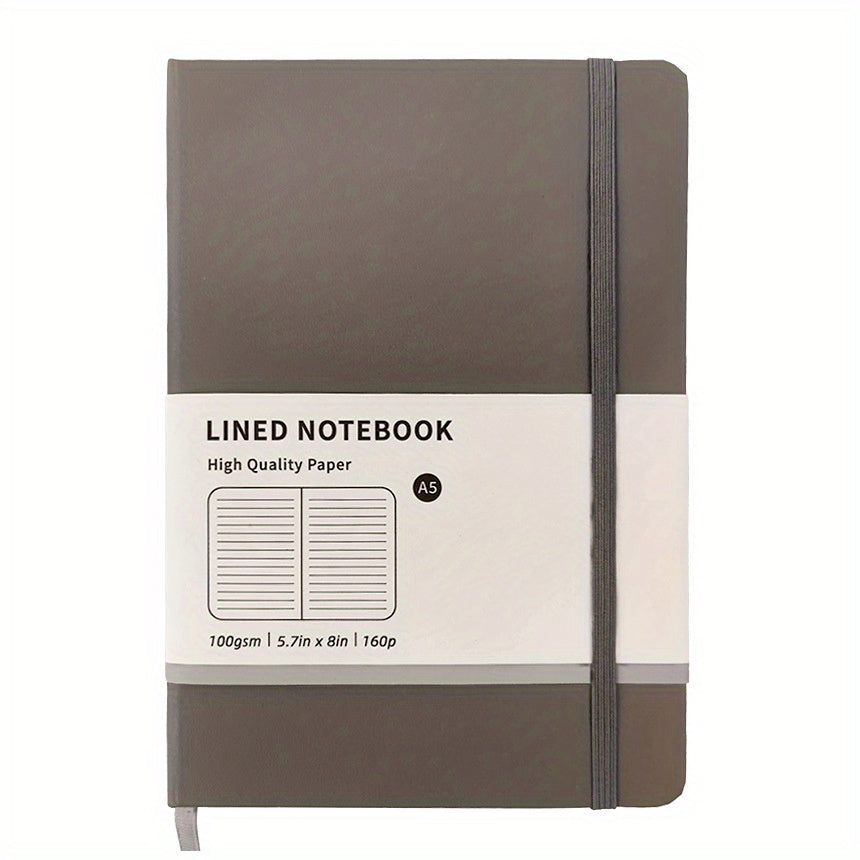 A5 Hardcover Notebook Horizontal Line Inner Page Business Office Notepad