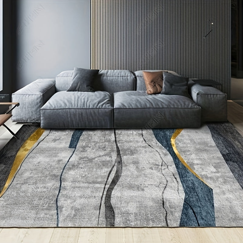 Modern Geometric Area Rug for Living Room Bedroom