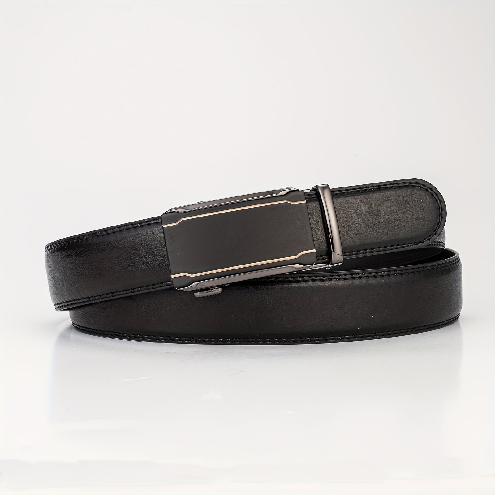Men's Business & Leisure Leather Belt w/Automatic Buckle