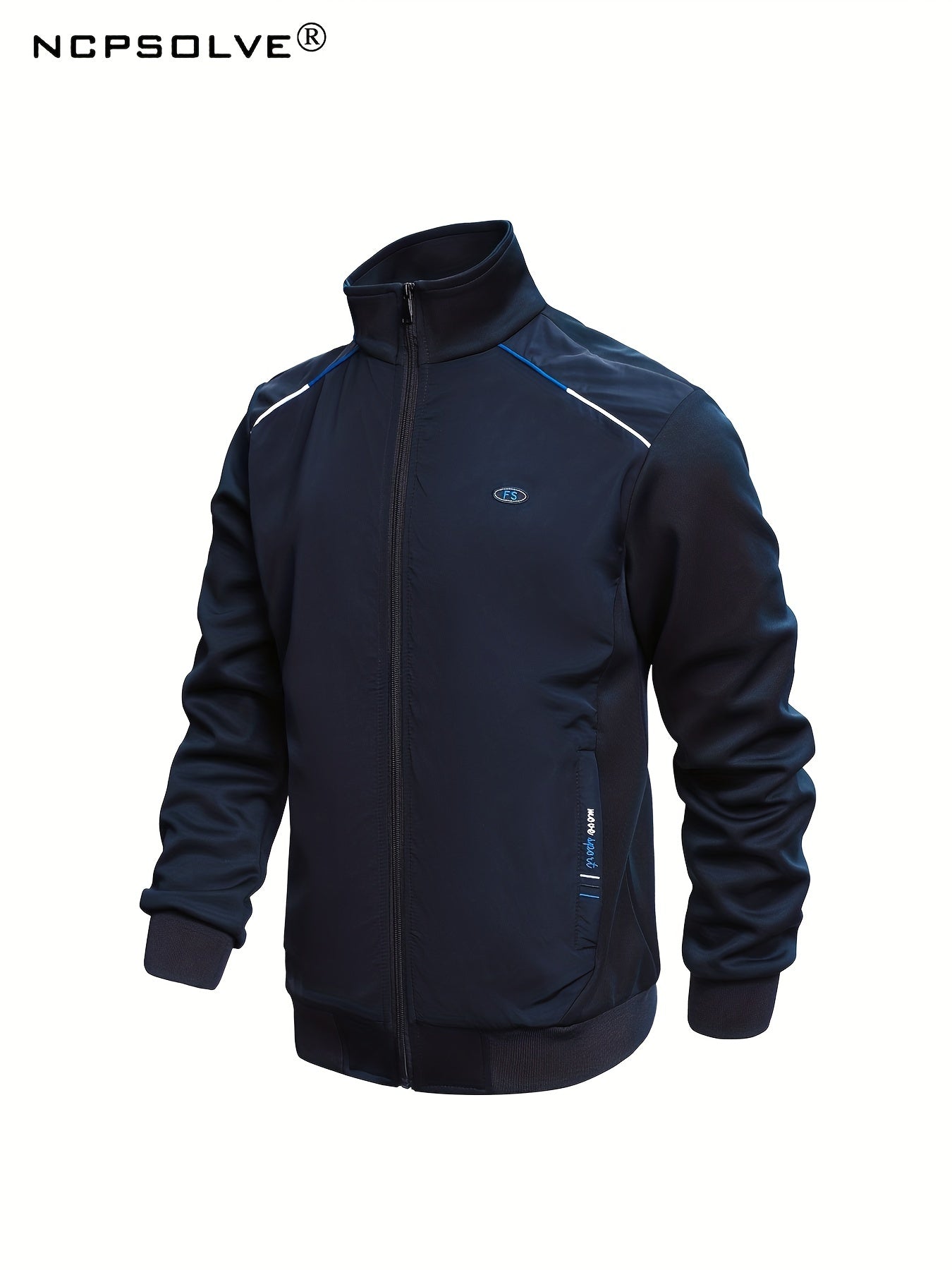 Men's Sports Suit Stand Collar Jacket & Comfortable Pants