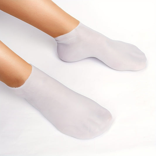Moisturizing Silicone Gel Socks for Dry Cracked Heels Foot Care Tool