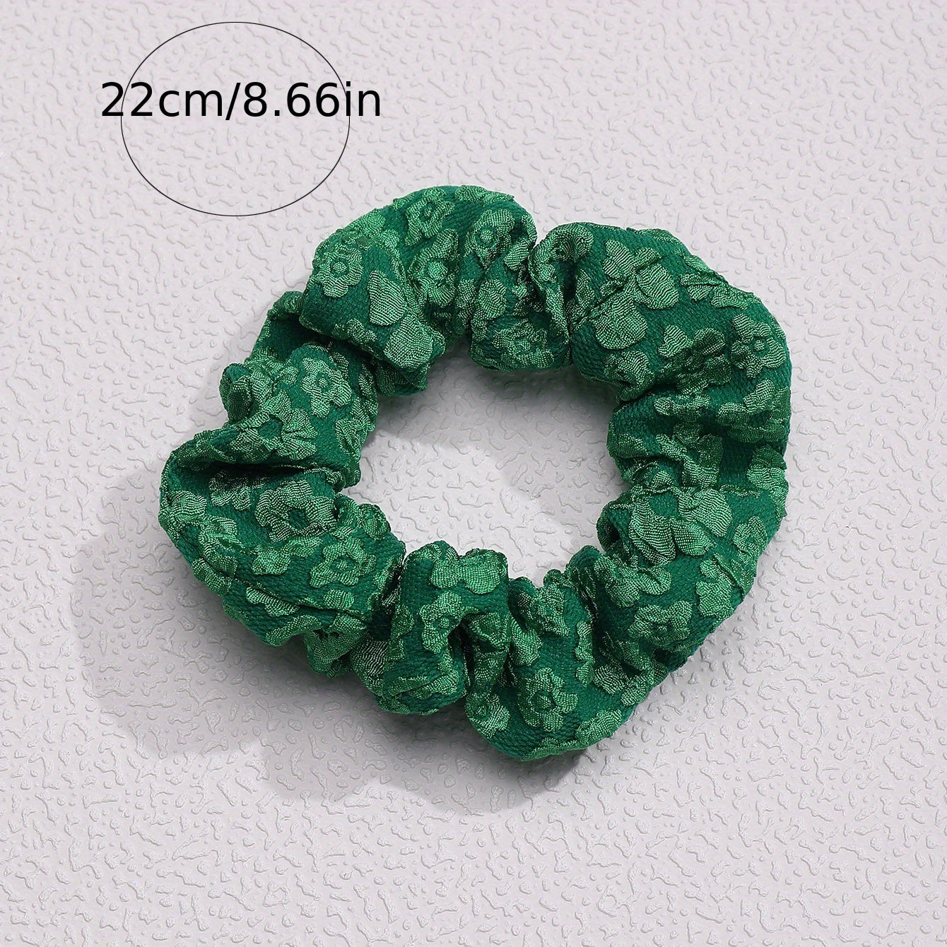 Green Hair Tie High Elasticity Scrunchie Seamless Hair Accessory