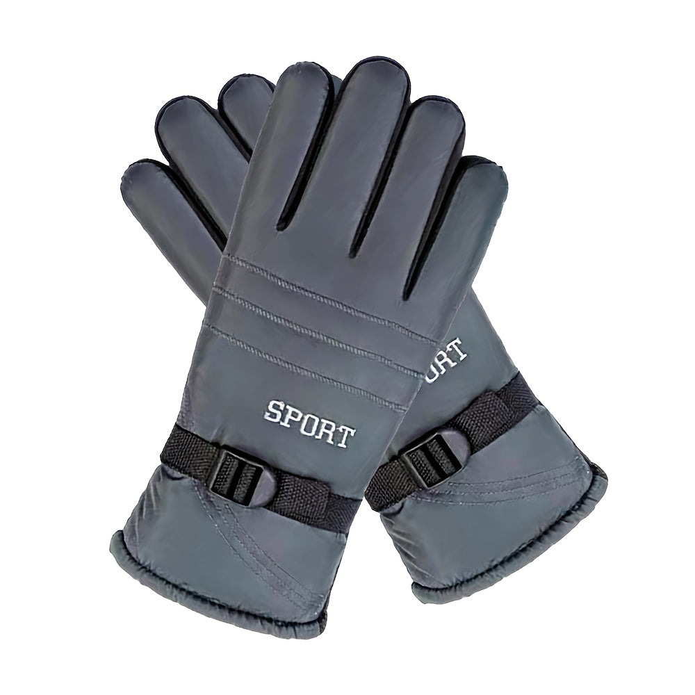 Winter Fleece Lined Waterproof Touch Screen Gloves