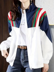 Casual Drop Shoulder Jacket for Women