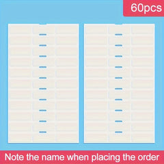 480pcs Custom Transparent Name Labels for School Supplies