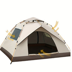 Automatic Camping Tent for 2-4 People Sunscreen & Rainproof