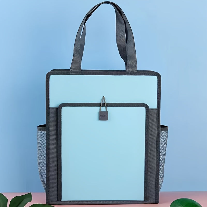 Large Capacity Waterproof Document Bag with Shoulder Strap