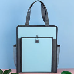 Large Capacity Waterproof Document Bag with Shoulder Strap