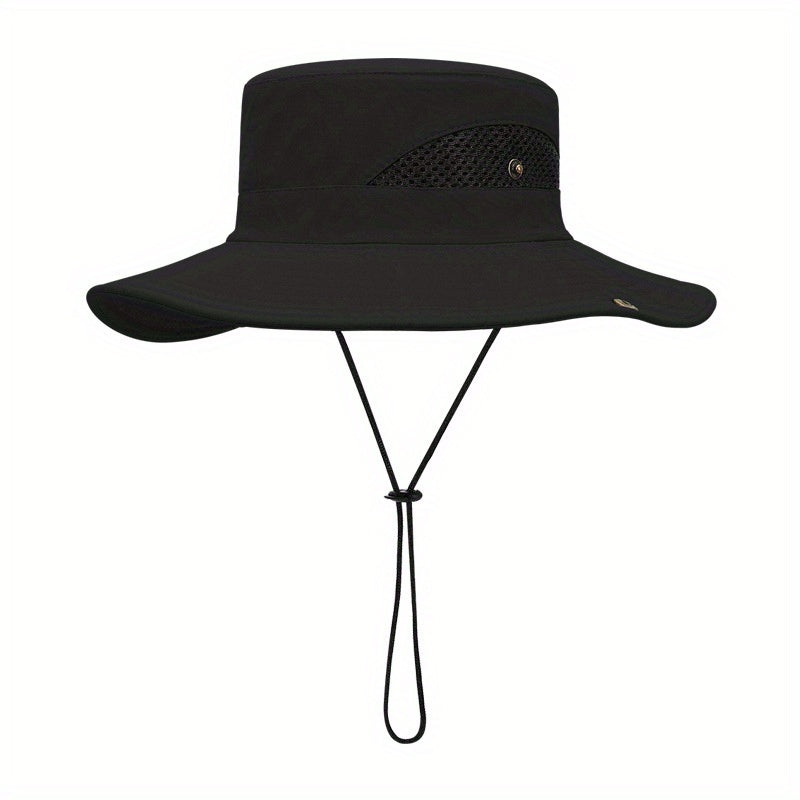 Summer Bucket Hat Breathable Large Brim Men Women